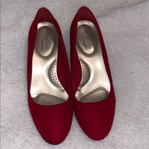 Red Velvet Heels